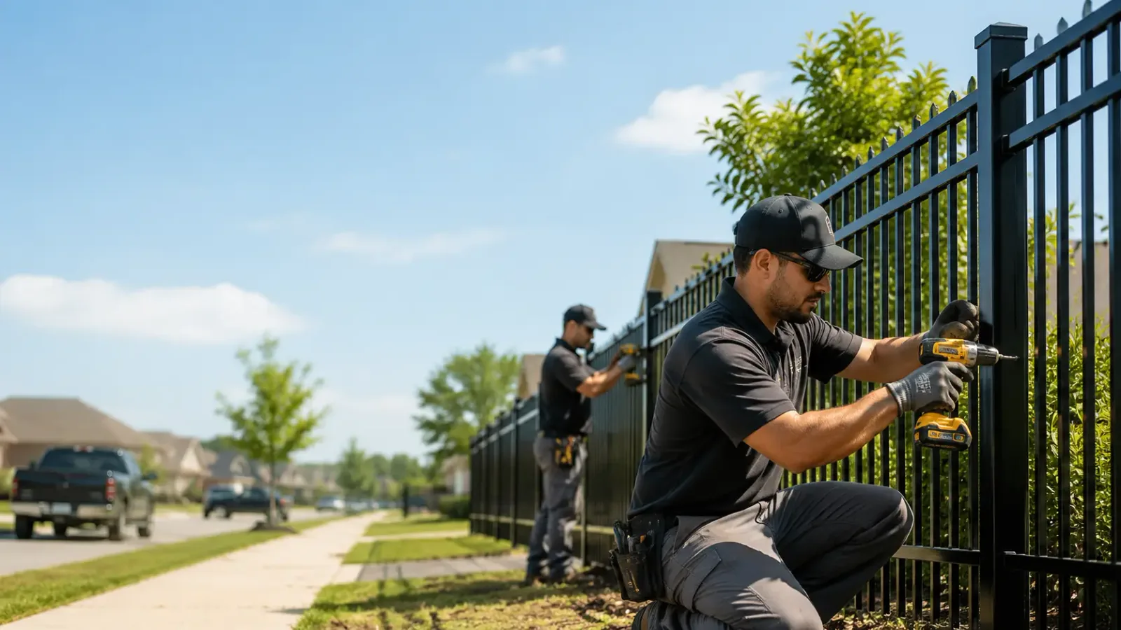 Metal Fence Installation in Guion, AR